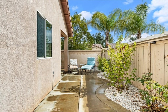 28253 Harmony Ln, Menifee, CA 92584 - fenced backyard featuring a patio