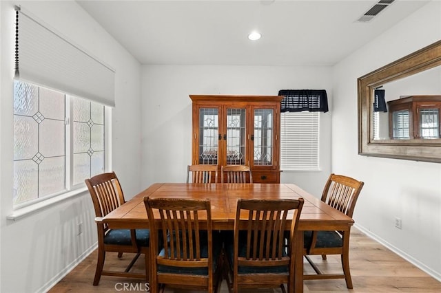 28253 Harmony Ln, Menifee, CA 92584 - dining space featuring plenty of natural light, light wood-style floors, and recessed lighting