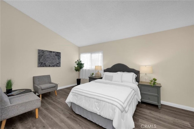 1047 E Huntington Dr Unit D, Monrovia, CA 91016 - bedroom featuring wood finished floors and lofted ceiling