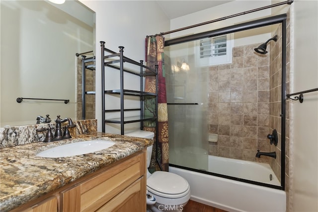 1179 Aleutian Dr, Lake Arrowhead, CA 92352 - full bath with shower / bath combo with shower curtain and vanity