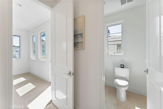 3201 4th Ave, Corona Del Mar, CA 92625 - bathroom with baseboards and tile patterned flooring