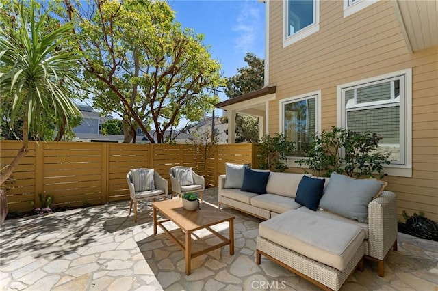 3201 4th Ave, Corona Del Mar, CA 92625 - view of patio / terrace with outdoor lounge area