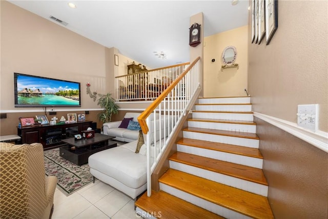 23220 Colony Park Dr, Carson, CA 90745 - stairway featuring tile patterned flooring