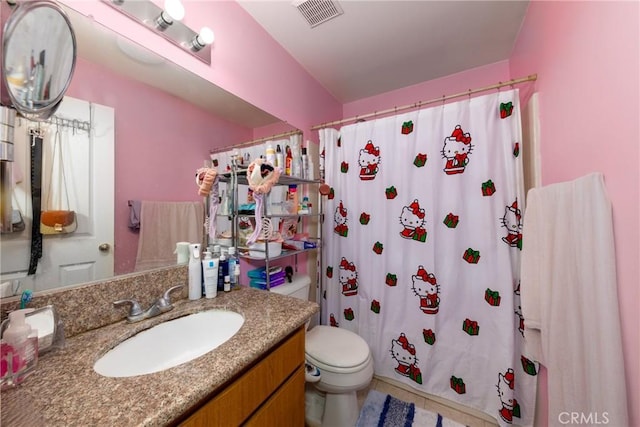 23220 Colony Park Dr, Carson, CA 90745 - bathroom featuring vanity and curtained shower