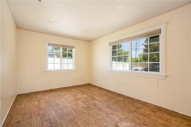 7549 Variel Ave, Canoga Park, CA 91303 - unfurnished room with wood finished floors and baseboards