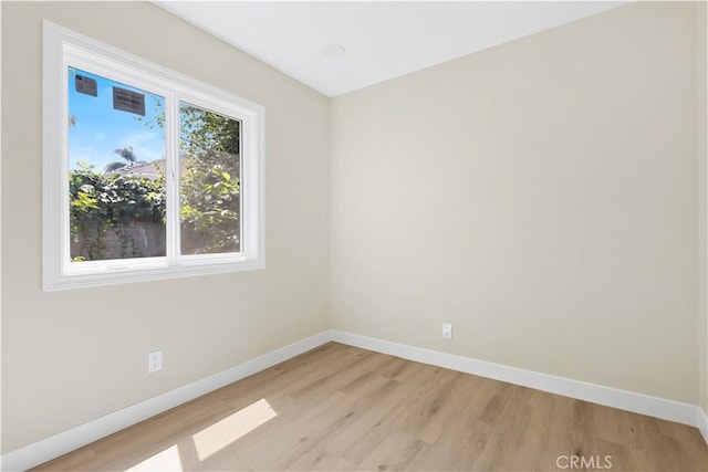 3876 Olmsted Ave, Los Angeles, CA 90008 - spare room featuring light wood-style flooring