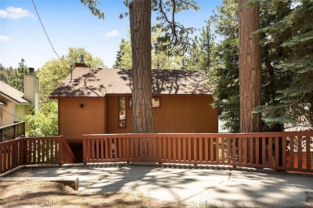 833 E Victoria, Lake Arrowhead, CA 92352 - back of house
