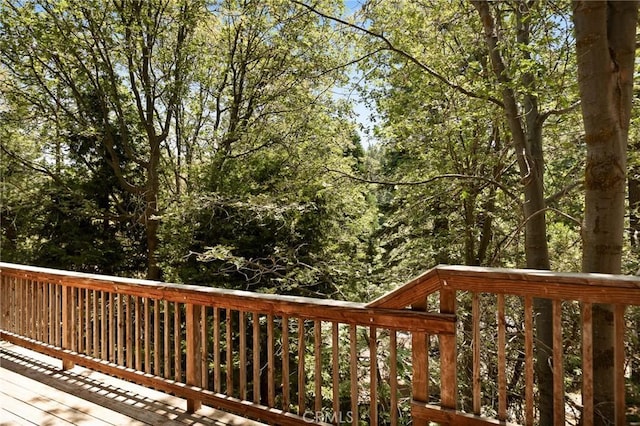 833 E Victoria, Lake Arrowhead, CA 92352 - view of wooden deck