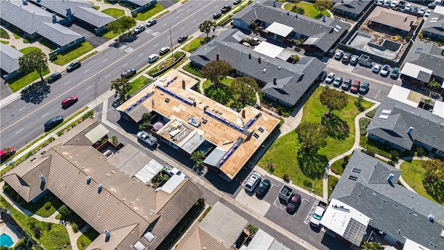 1209 E 1st St, Tustin, CA 92780 - aerial view of property's location with nearby suburban area