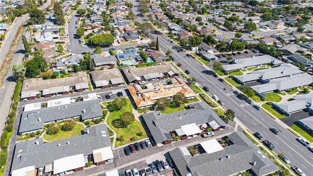 1209 E 1st St, Tustin, CA 92780 - aerial view of property's location with nearby suburban area