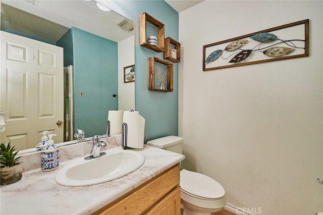 13637 Aspen Leaf Ln, Eastvale, CA 92880 - half bathroom featuring toilet and vanity