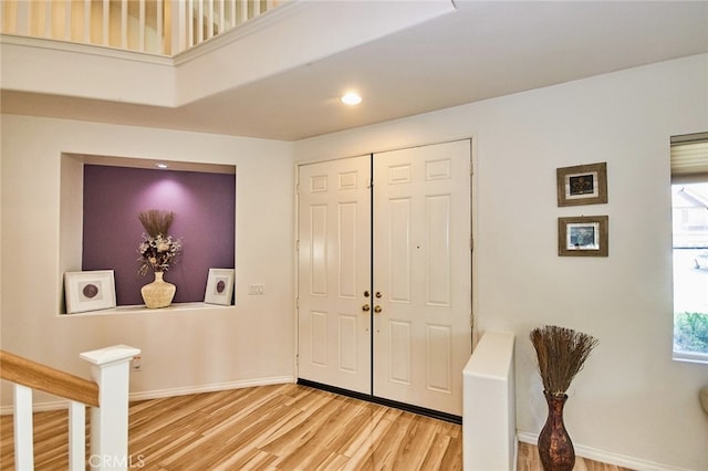 13637 Aspen Leaf Ln, Eastvale, CA 92880 - entrance foyer featuring light wood-type flooring and recessed lighting