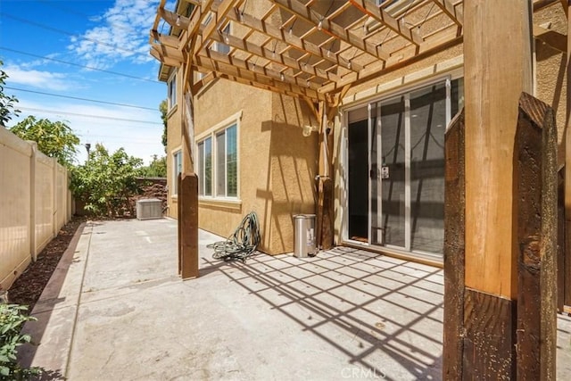 16202 Orion Ave, Chino, CA 91708 - fenced backyard with a patio and a pergola