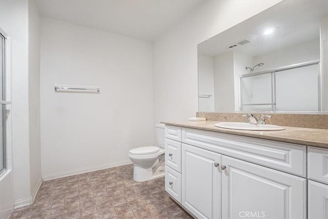 16202 Orion Ave, Chino, CA 91708 - bathroom featuring vanity and a shower with shower door