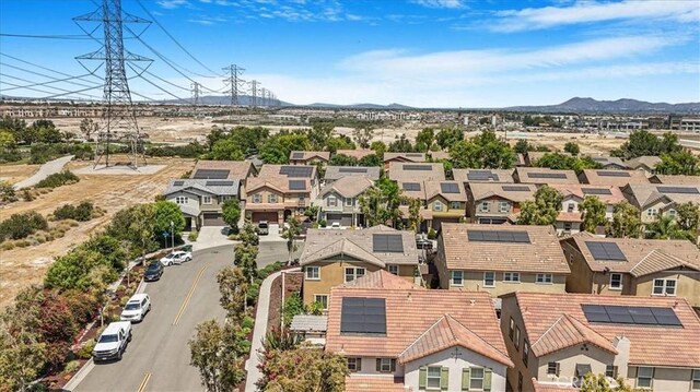 16202 Orion Ave, Chino, CA 91708 - aerial view of residential area with a mountainous background