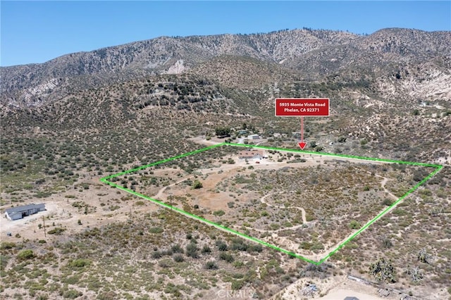 5935 Monte Vista Rd, Phelan, CA 92371 - map / location featuring property parcel outlined