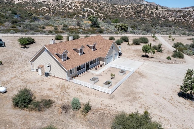 5935 Monte Vista Rd, Phelan, CA 92371 - view from above of property featuring mountains and a desert landscape