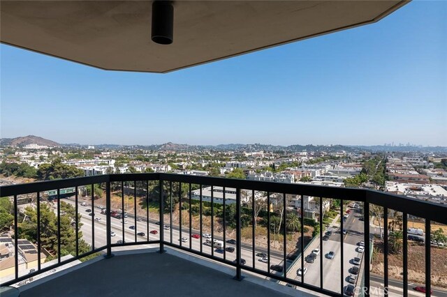 222 Monterey Rd Unit 1205, Glendale, CA 91206 - balcony featuring a city view and a mountain view