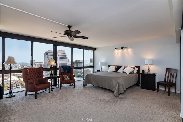 222 Monterey Rd Unit 1205, Glendale, CA 91206 - carpeted bedroom with a view of city