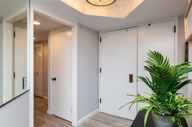 222 Monterey Rd Unit 1205, Glendale, CA 91206 - entryway featuring light wood-type flooring and recessed lighting