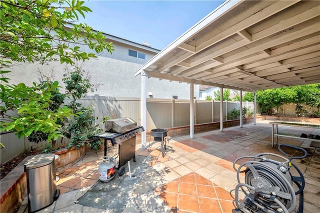 1528 W Delvale St, West Covina, CA 91790 - fenced backyard with a patio area and a grill