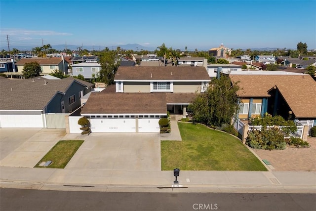 20072 Mural Cir, Huntington Beach, CA 92646 - view of front of house with a residential view, driveway, and a garage