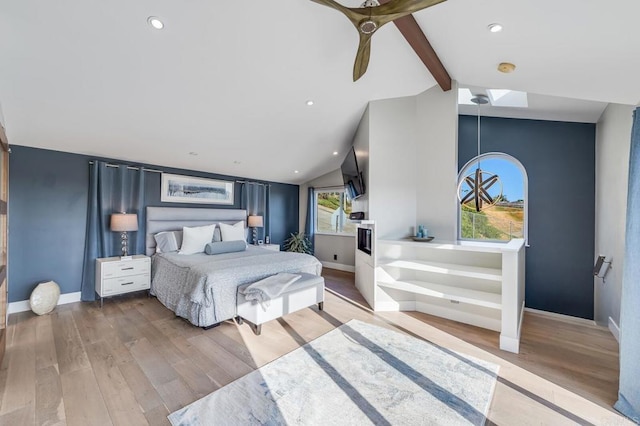 3526 Ticonderoga St, San Diego, CA 92117 - bedroom featuring wood finished floors and a skylight