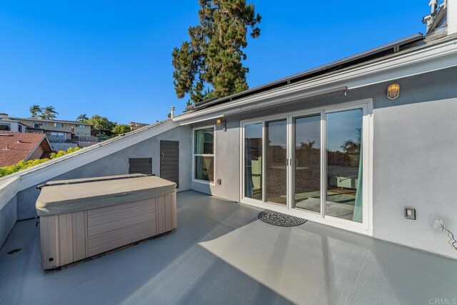3526 Ticonderoga St, San Diego, CA 92117 - view of patio / terrace featuring a hot tub