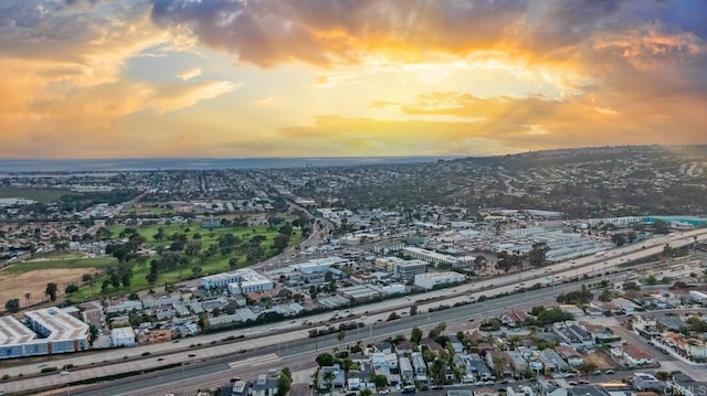 3526 Ticonderoga St, San Diego, CA 92117 - aerial view at dusk