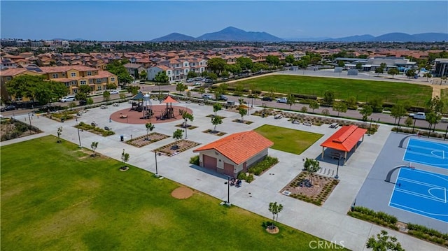 1405 Santa Victoria Rd Unit 2, Chula Vista, CA 91913 - aerial perspective of suburban area with a mountain backdrop