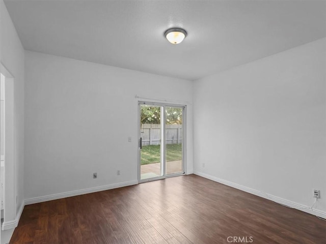 37453 56th St E, Palmdale, CA 93552 - empty room featuring wood finished floors and baseboards