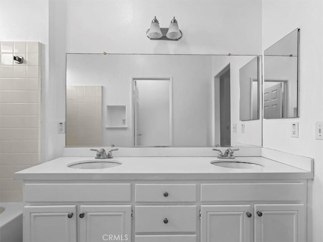 37453 56th St E, Palmdale, CA 93552 - full bathroom with double vanity