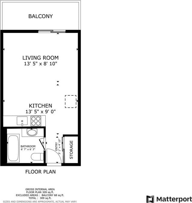 1021 Scott St Unit 130, Point Loma, CA 92106 - view of floor plan / room layout