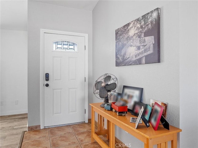 1233 Cabrillo Dr, Barstow, CA 92311 - entryway with baseboards