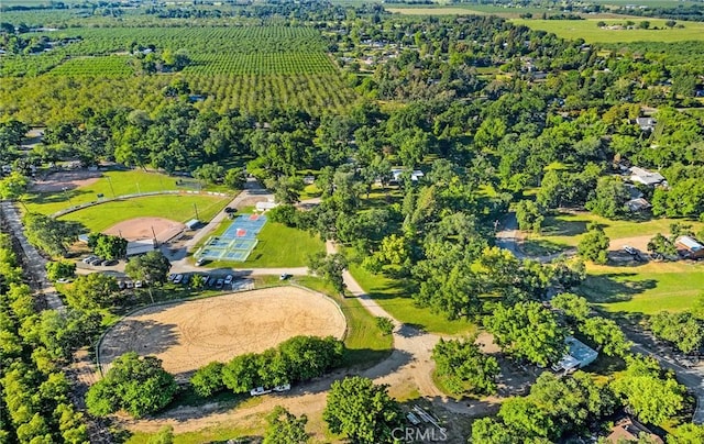 1785 Durham Dayton, Durham, CA 95938 - aerial view of property and surrounding area with rows of crops