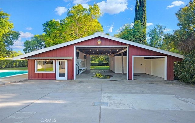 1785 Durham Dayton, Durham, CA 95938 - garage with a garage and an outdoor pool