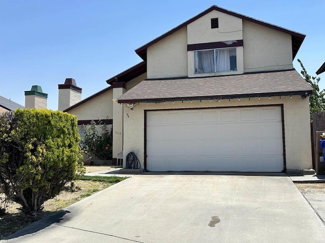 3010 Parkside Pl, San Diego, CA 92139 - view of front of property featuring stucco siding, concrete driveway, and an attached garage