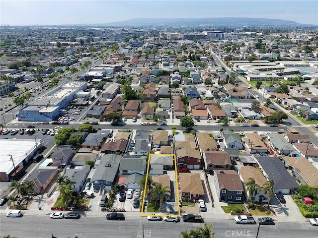 4430 W 166th St, Lawndale, CA 90260 - aerial view of residential area with property parcel outlined