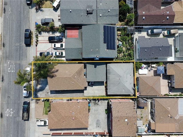 4430 W 166th St, Lawndale, CA 90260 - aerial view of property and surrounding area with property parcel outlined