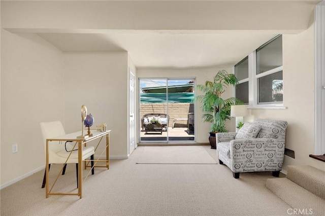 313 S Pickering Way, Montebello, CA 90640 - living area featuring carpet flooring and baseboards