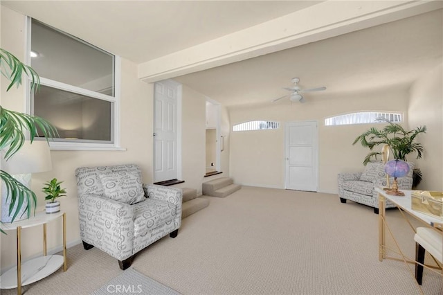 313 S Pickering Way, Montebello, CA 90640 - sitting room featuring carpet and a ceiling fan
