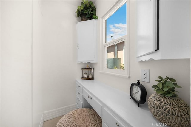 313 S Pickering Way, Montebello, CA 90640 - detailed view of built in desk and baseboards