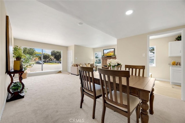 313 S Pickering Way, Montebello, CA 90640 - dining room featuring light carpet and recessed lighting