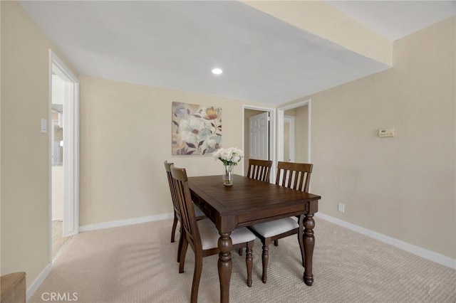 313 S Pickering Way, Montebello, CA 90640 - dining area featuring light carpet and recessed lighting