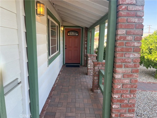 28957 Glen Oaks Dr, Menifee, CA 92586 - property entrance featuring brick siding