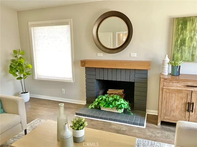 22801 Nolan St, Lake Forest, CA 92630 - living area with a fireplace and wood finished floors