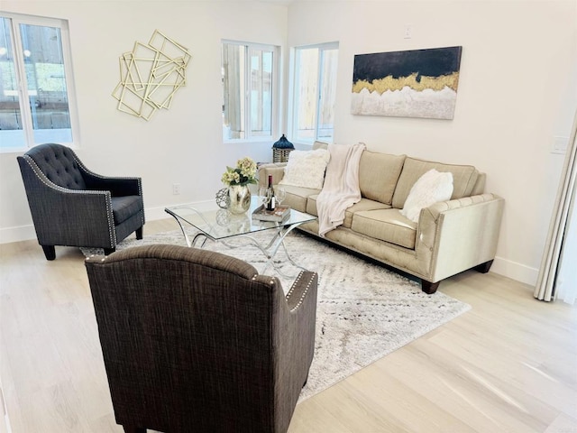 7118 Stanford Ave, La Mesa, CA 91942 - living room with wood finished floors and baseboards