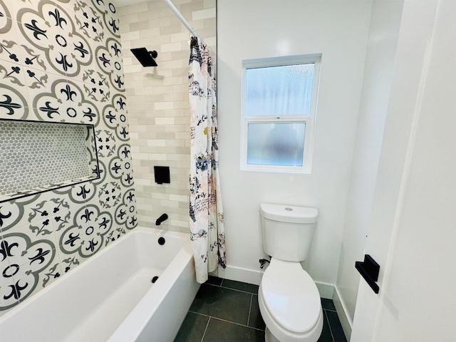 7118 Stanford Ave, La Mesa, CA 91942 - bathroom with tile patterned flooring and shower / bath combo