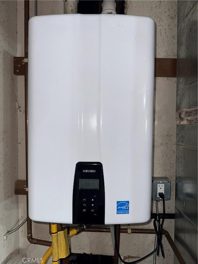 13191 Honeybee St, Moorpark, CA 93021 - utility room with tankless water heater