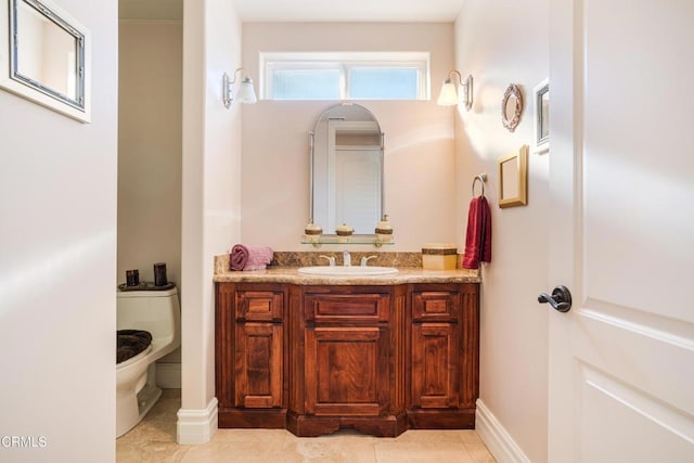 2110 Ravoli Dr, Oxnard, CA 93035 - bathroom featuring vanity and tile patterned flooring
